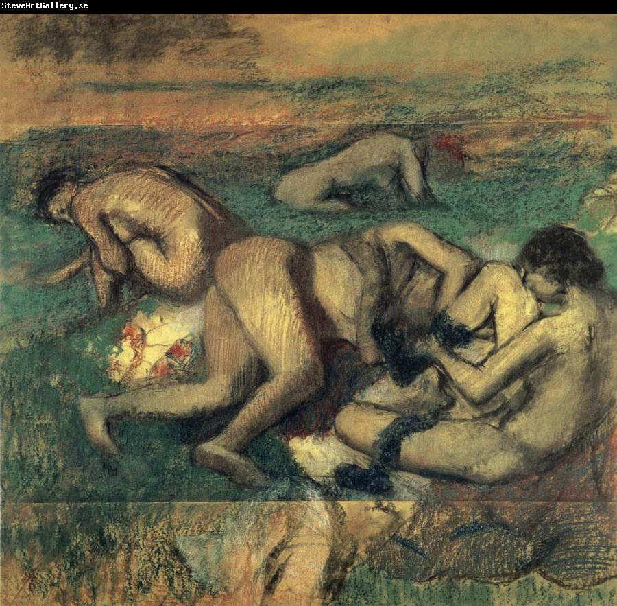 Edgar Degas Baigneuses